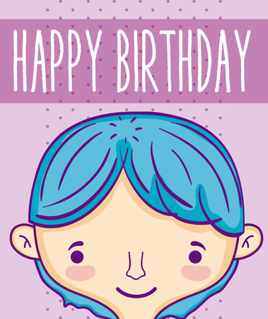 Happy birthday cardの写真素材