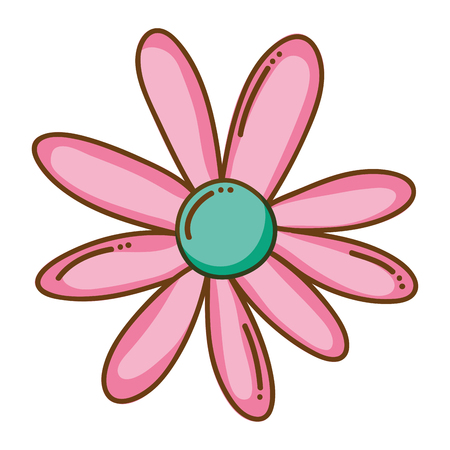 cute tropical flower with exotic petalsの写真素材