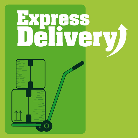 Express delivery serviceの写真素材
