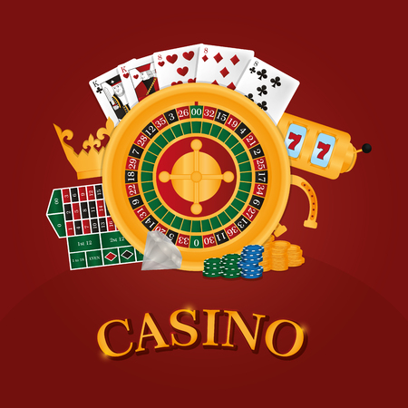 Casino game emblemの写真素材