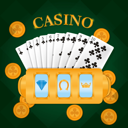 Casino game emblemの写真素材