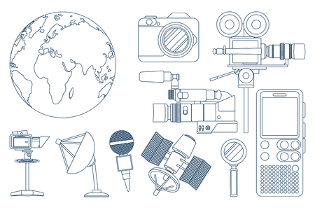 Journalism around the worldの写真素材