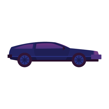 side luxury car transport styleのイラスト素材