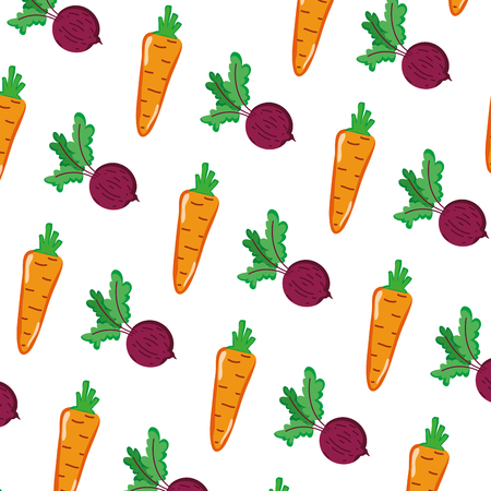 healthy carrot and onion vegetable background vector illustrationのイラスト素材