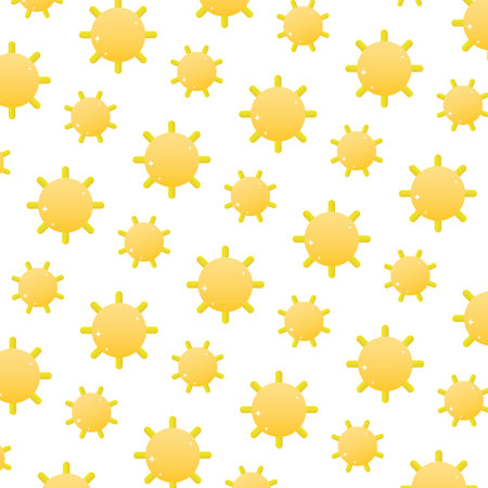 sun with shine ray weather background vector illustrationのイラスト素材