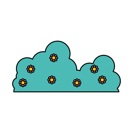 color nature fluffy beauty cloud icon vector illustrationのイラスト素材