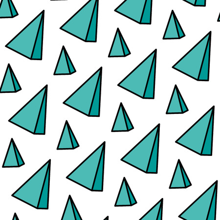 color isometric ecology mountain style background vector illustrationのイラスト素材