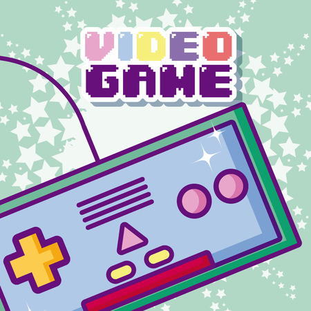 Videogame cartoons conceptのイラスト素材