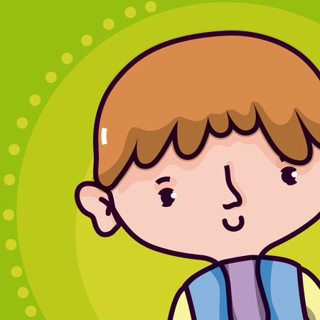 Man with ethnic clothes cartoonのイラスト素材