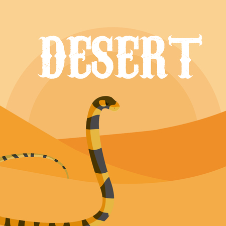 Desert animal cartoonのイラスト素材