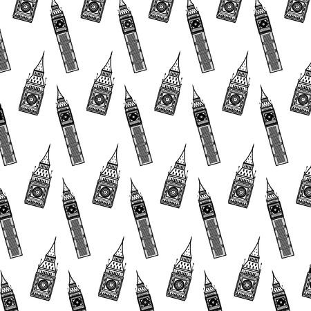 line big ben tower architecture background