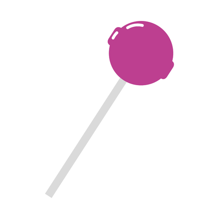 sweet lollipop candy delicious caramel vector illustrationのイラスト素材