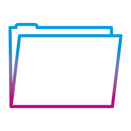 degraded line folder file office data information vector illustrationのイラスト素材