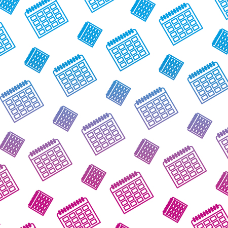 degraded line organizer calendar to important event background vector illustrationのイラスト素材