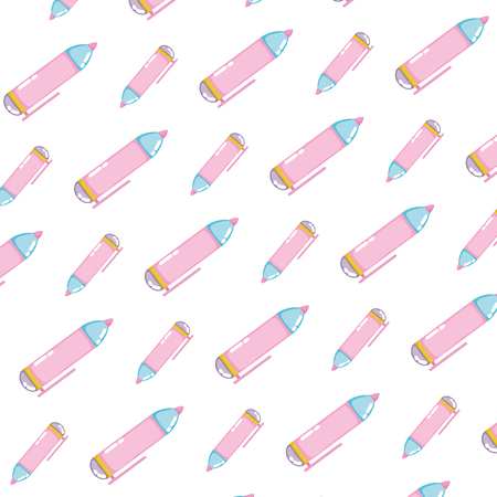 highlighter pen mark tool background vector illustrationのイラスト素材