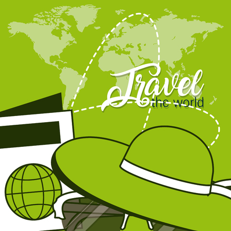 Travel the worldのイラスト素材