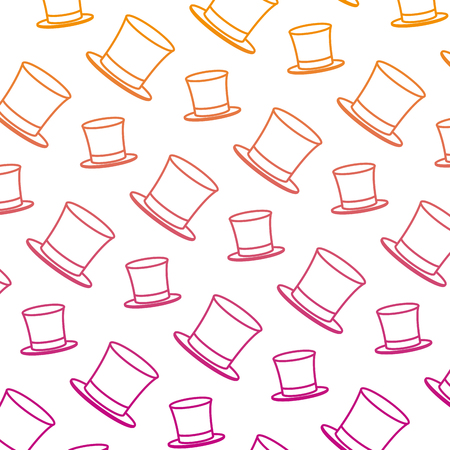 degraded line carnival hat party festival background vector illustrationのイラスト素材