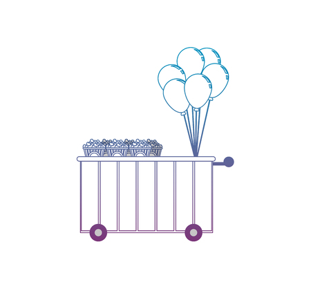 degraded line party flags with confetti decoration designのイラスト素材