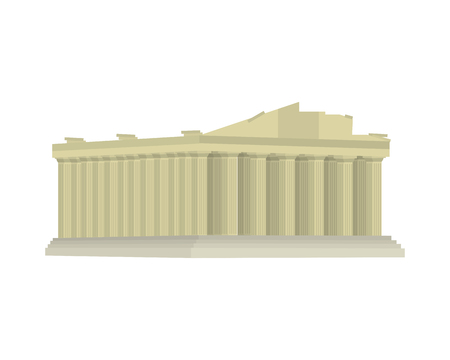 medieval athens architecture clastle designのイラスト素材