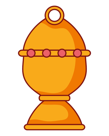 incense burner cartoonのイラスト素材