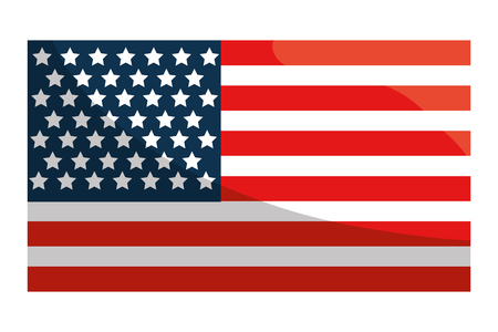 Flag design, United states america usa independence day and country theme Vector illustrationのイラスト素材