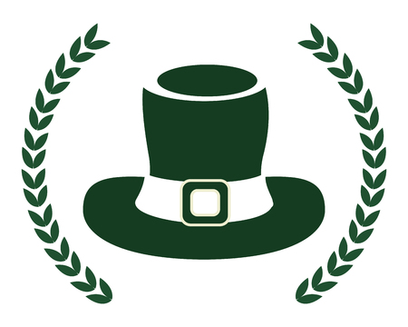 Hat design, St patricks day ireland celebration fortune and irish theme Vector illustrationのイラスト素材