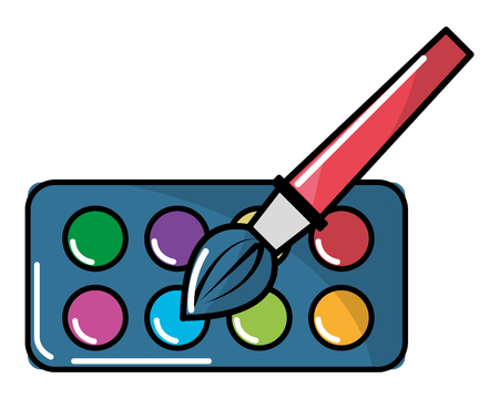 School icon set, Concept of supplies objects education study and lesson Vector illustrationのイラスト素材