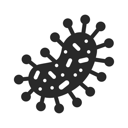 Virus design, Concept of sick cold flu ill health disease and sickness Vector illustrationのイラスト素材