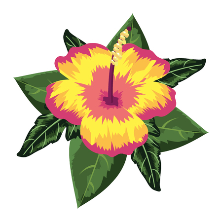 semaless floral flower pattern cartoon vector illustration graphic designのイラスト素材