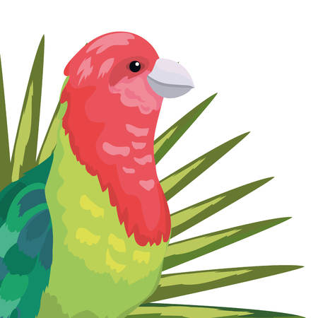 seamless floral pattern with color bird cartoon vector illustration graphic designのイラスト素材