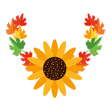 happy thanksgiving elements cartoon vector illustration graphic designのイラスト素材