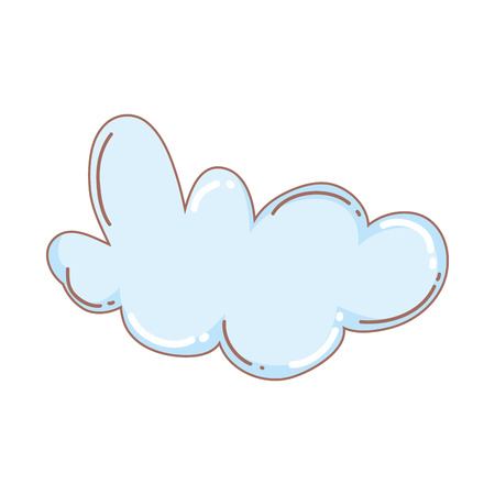 cute fairytale cloud icon vector illustration designのイラスト素材