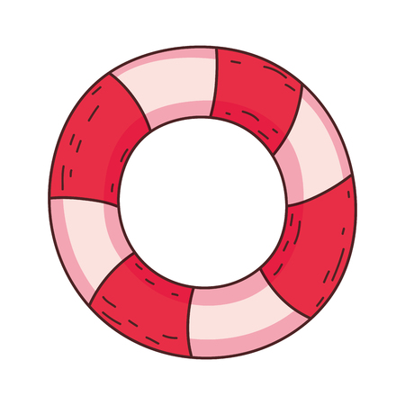 float lifeguard isolated icon vector illustration designのイラスト素材