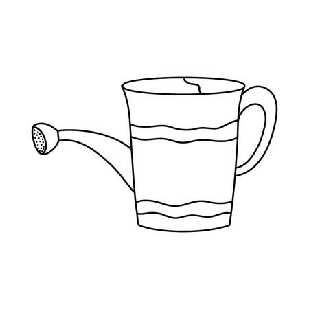 gardener shower sprinkler icon vector illustration designのイラスト素材