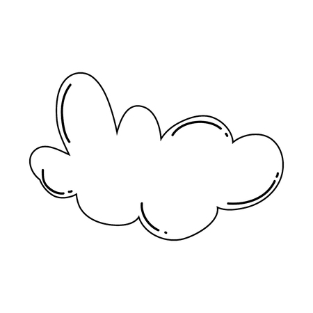 cute fairytale cloud icon vector illustration designのイラスト素材