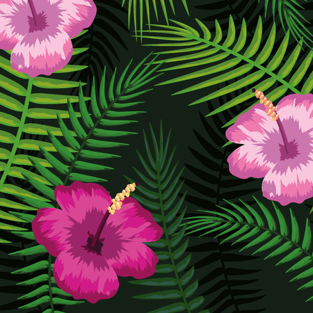 seamless floral pattern cartoon vector illustration graphic designのイラスト素材