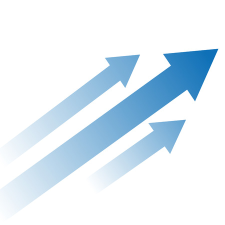successful business concept element arrows cartoon vector illustration graphic design cartoonのイラスト素材