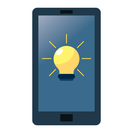 successful business concept element smartphone idea cartoon vector illustration graphic designのイラスト素材