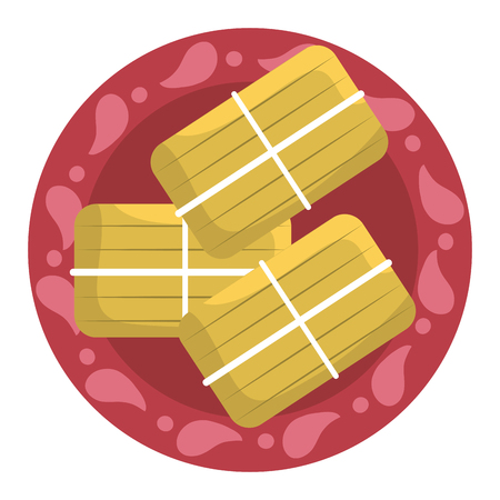 delicious mexican food cartoon vector illustration graphic designのイラスト素材