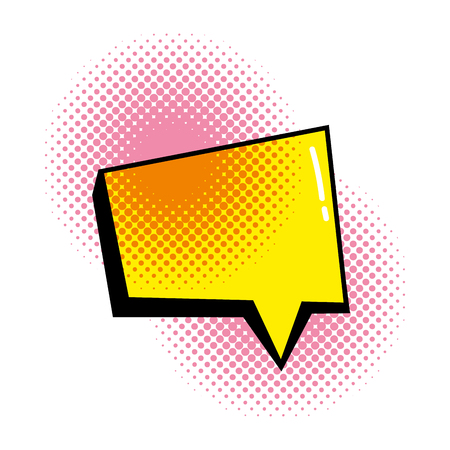 speech bubble pop art style vector illustration designのイラスト素材
