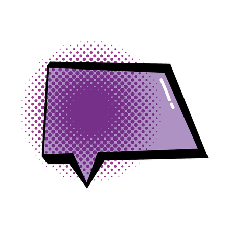 speech bubble pop art style vector illustration designのイラスト素材