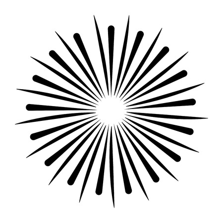 bright fireworks cartoon vector illustration graphic designのイラスト素材