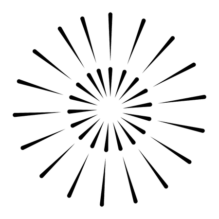 bright fireworks cartoon vector illustration graphic designのイラスト素材