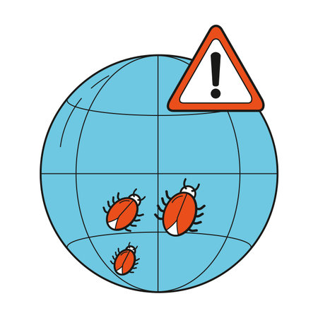 security system and antvirus cartoon vector illustration graphic design