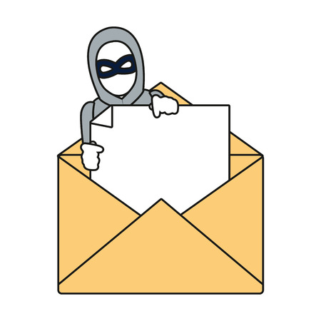 security system cartoon vector illustration graphic designのイラスト素材