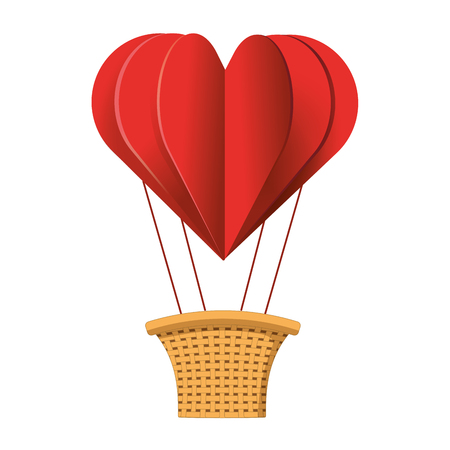 valentines day heart cartoon vector illustration graphic designのイラスト素材