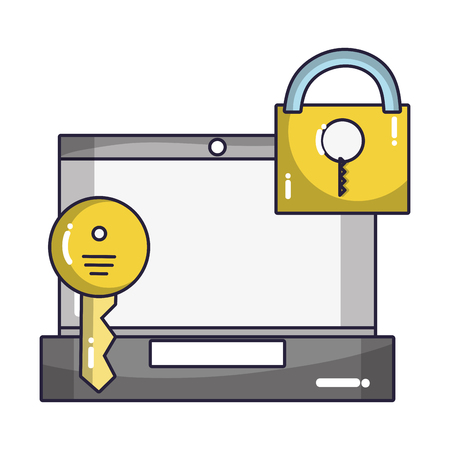 technology computing cartoon vector illustration graphic designのイラスト素材