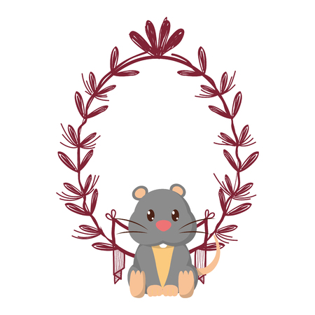 cute animal cartoonのイラスト素材