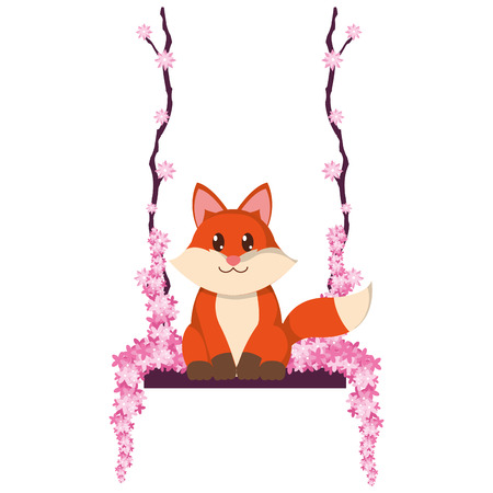 cute animal cartoonのイラスト素材