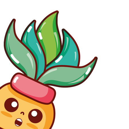 nature plant cartoon vector illustration graphic designのイラスト素材